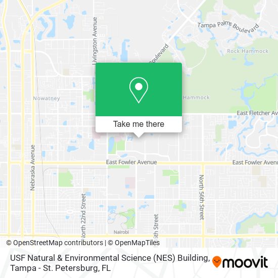 Mapa de USF Natural & Environmental Science (NES) Building