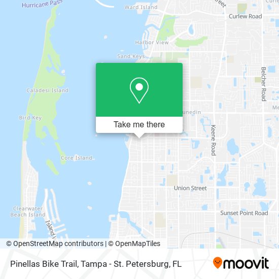 Mapa de Pinellas Bike Trail