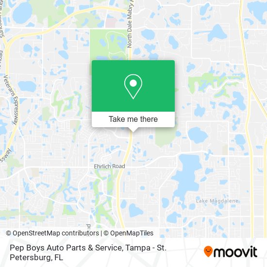 Pep Boys Auto Parts & Service map