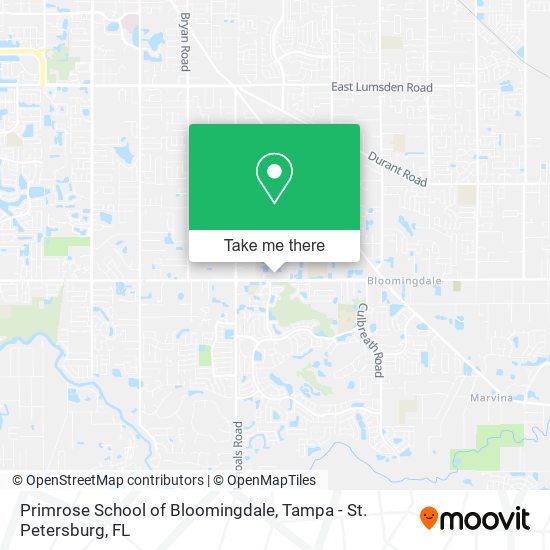 Mapa de Primrose School of Bloomingdale