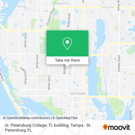 st. Petersburg College: TL building map