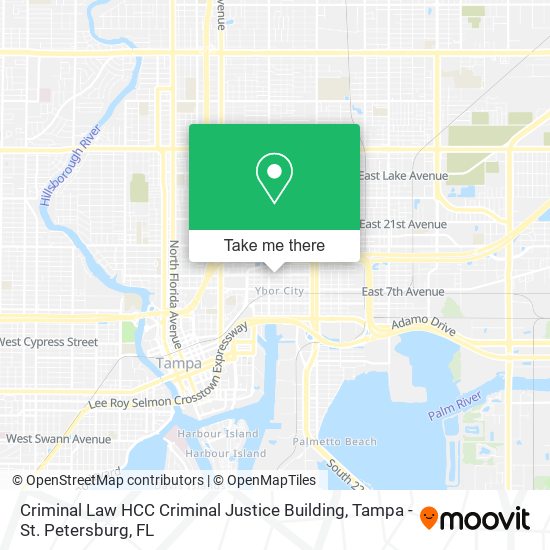 Mapa de Criminal Law HCC Criminal Justice Building