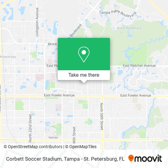 Corbett Soccer Stadium map