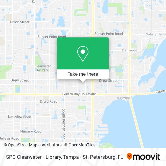 Mapa de SPC Clearwater - Library