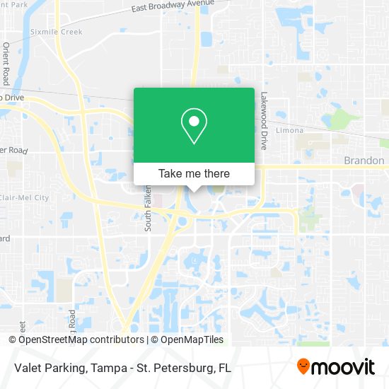 Valet Parking map