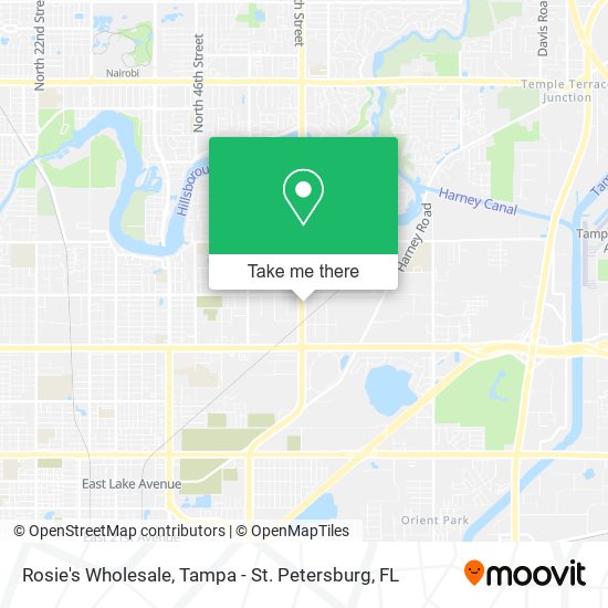 Mapa de Rosie's Wholesale