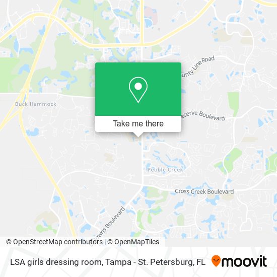 Mapa de LSA girls dressing room