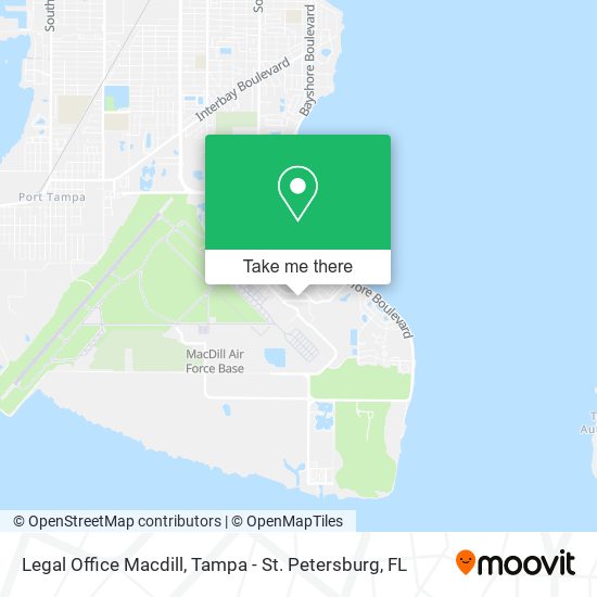 Mapa de Legal Office Macdill