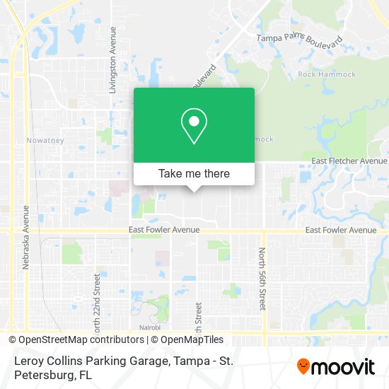 Leroy Collins Parking Garage map