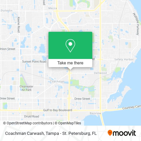 Coachman Carwash map