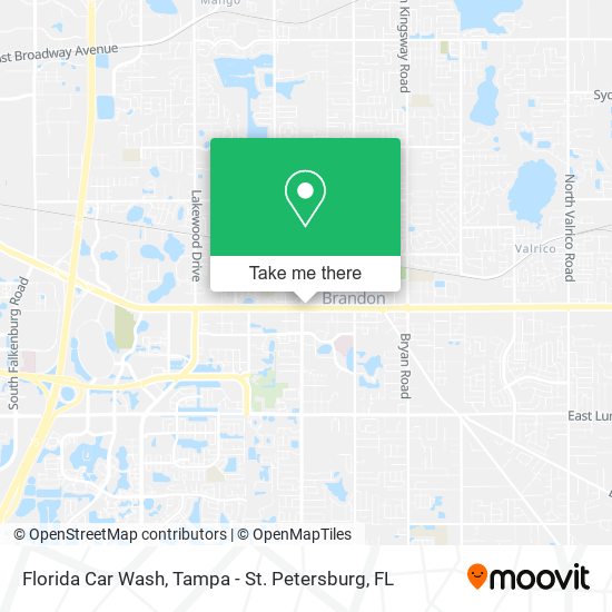Mapa de Florida Car Wash