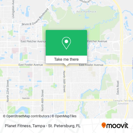 Planet Fitness map