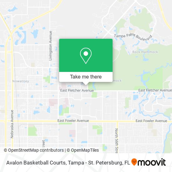 Avalon Basketball Courts map