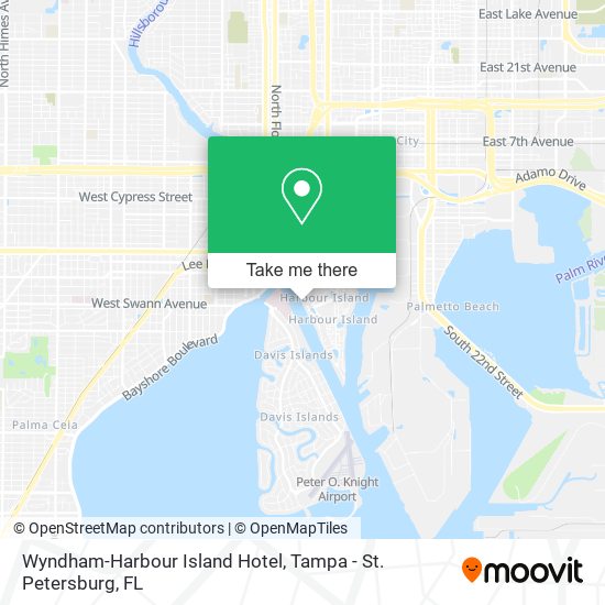 Mapa de Wyndham-Harbour Island Hotel