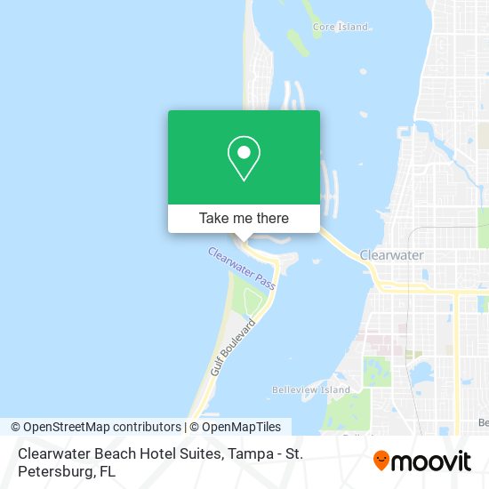 Mapa de Clearwater Beach Hotel Suites
