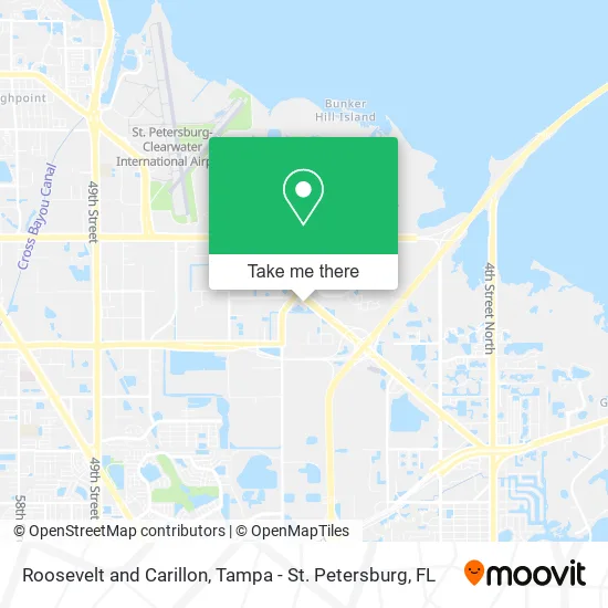 Roosevelt and Carillon map