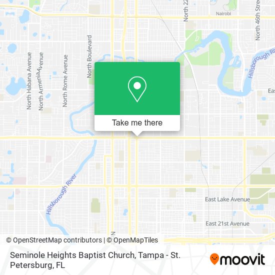 Mapa de Seminole Heights Baptist Church