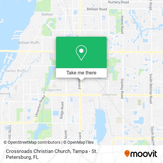 Crossroads Christian Church map
