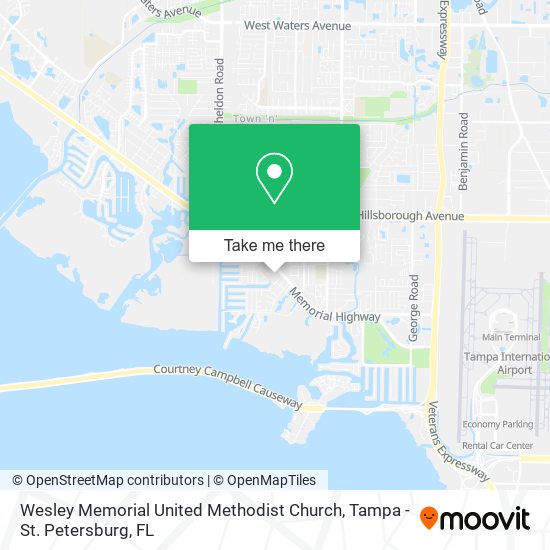 Mapa de Wesley Memorial United Methodist Church