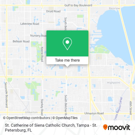 St. Catherine of Siena Catholic Church map