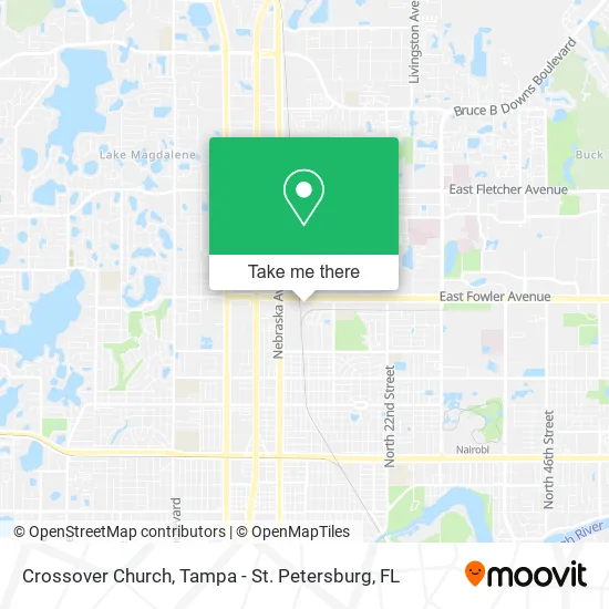Crossover Church map