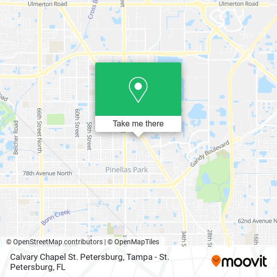 Calvary Chapel St. Petersburg map