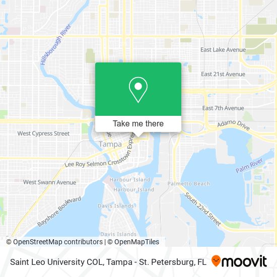 Mapa de Saint Leo University COL