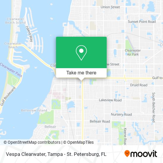 Vespa Clearwater map