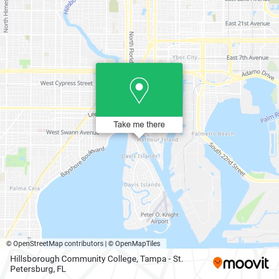 Hillsborough Community College map