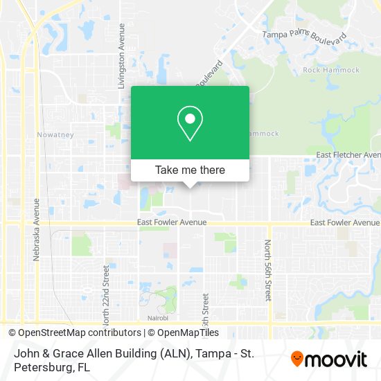 John & Grace Allen Building (ALN) map