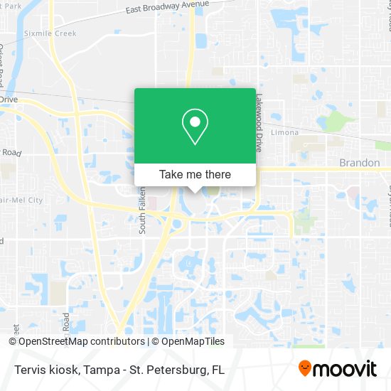 Tervis kiosk map