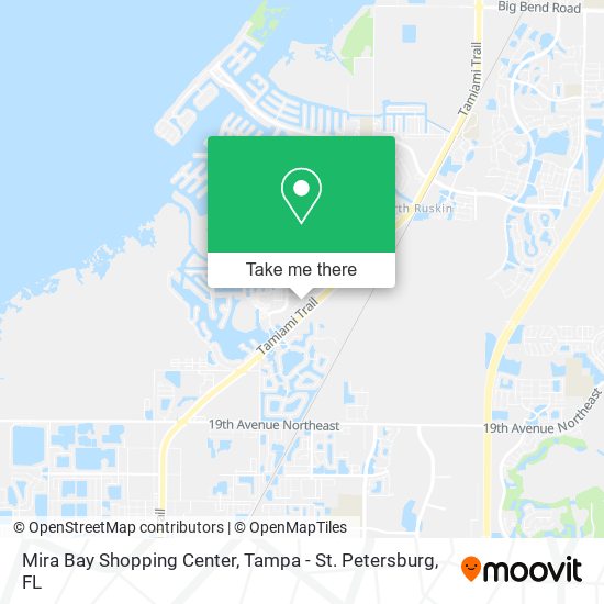 Mira Bay Shopping Center map