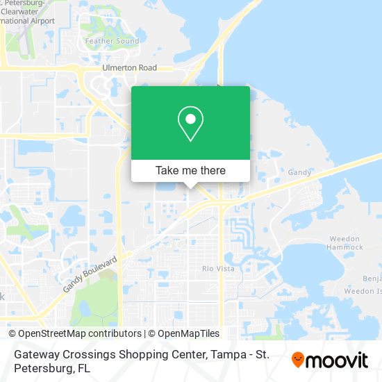 Gateway Crossings Shopping Center map