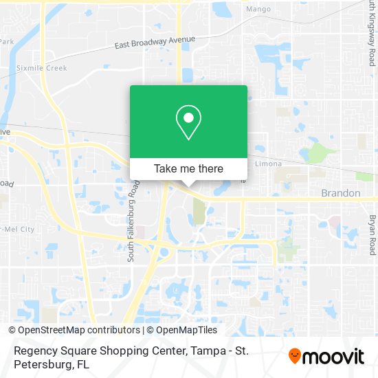 Mapa de Regency Square Shopping Center