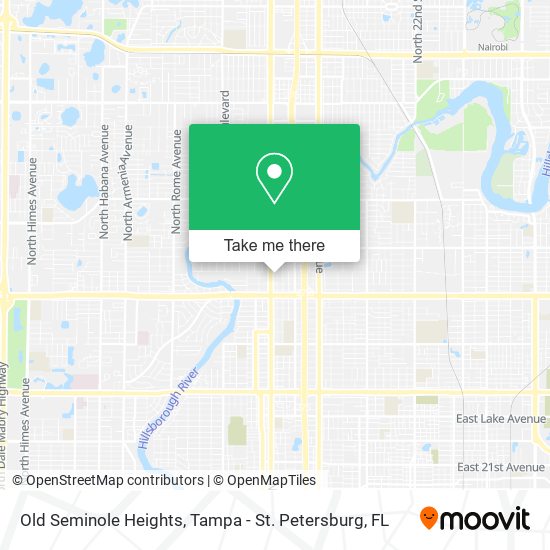 Mapa de Old Seminole Heights