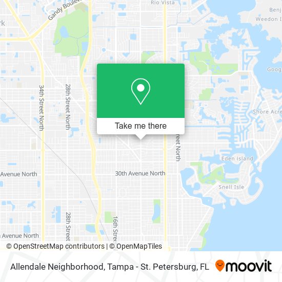 Mapa de Allendale Neighborhood
