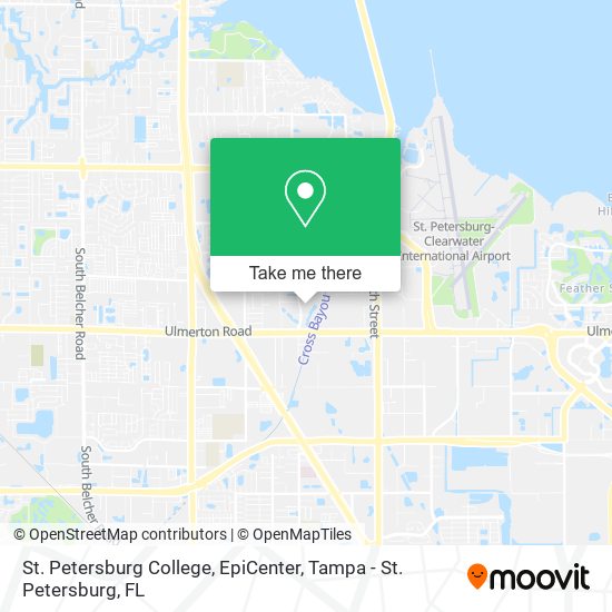 Mapa de St. Petersburg College, EpiCenter