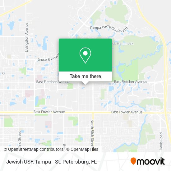 Mapa de Jewish USF