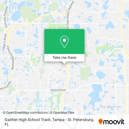 Gaither High School Track map