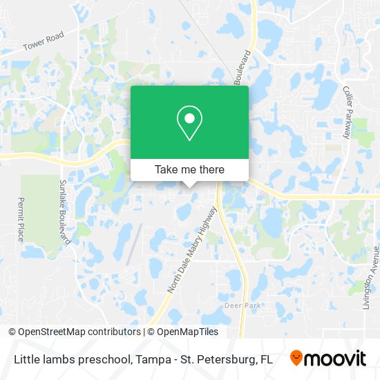 Mapa de Little lambs preschool