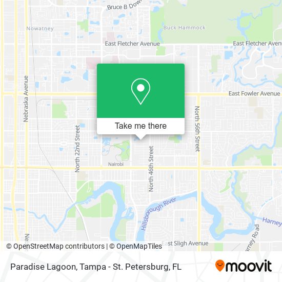 Paradise Lagoon map