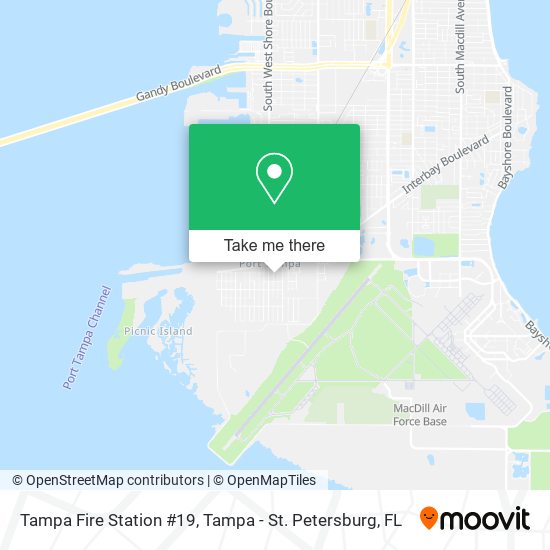 Mapa de Tampa Fire Station #19