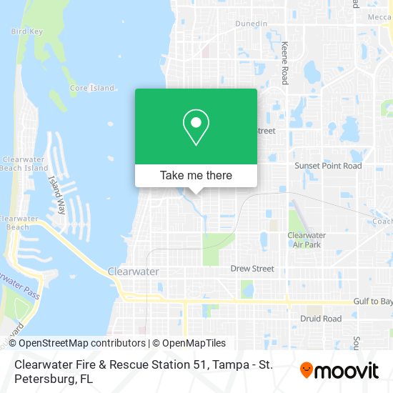 Clearwater Fire & Rescue Station 51 map