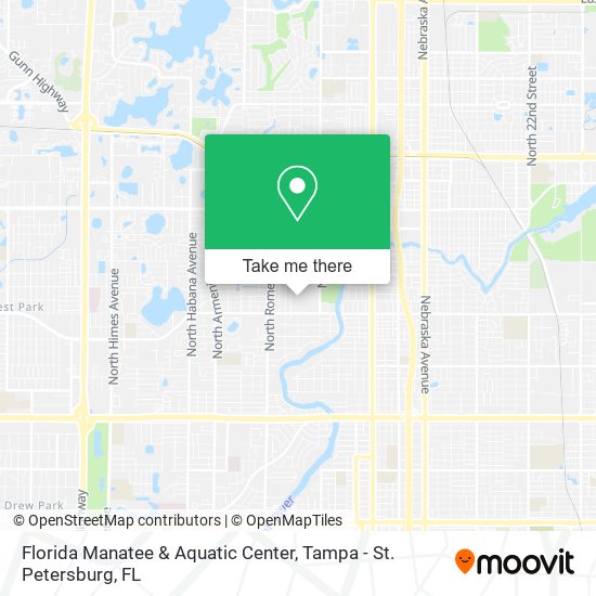 Florida Manatee & Aquatic Center map