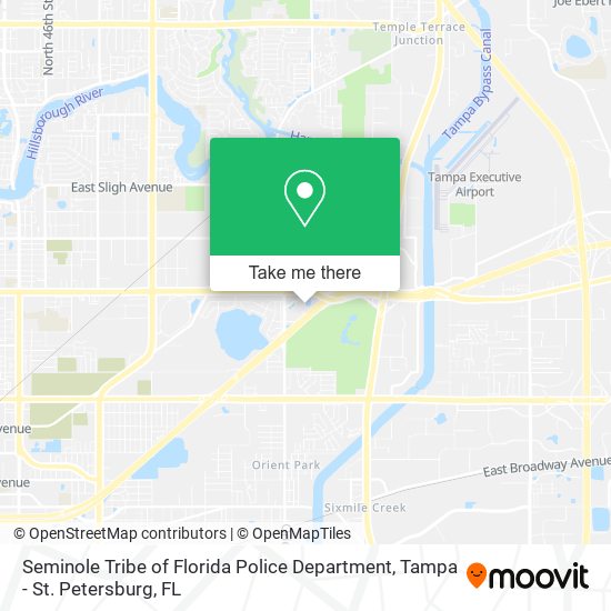 Mapa de Seminole Tribe of Florida Police Department