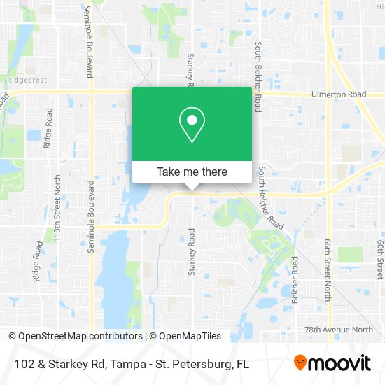 102 & Starkey Rd map