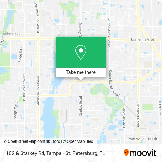 102 & Starkey Rd map