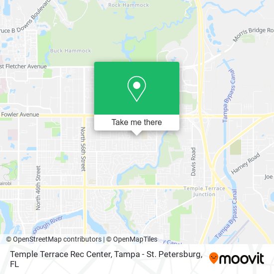 Mapa de Temple Terrace Rec Center