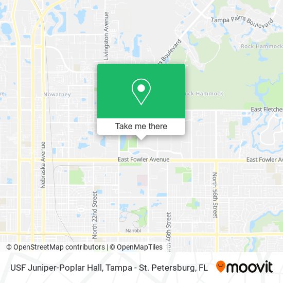 USF Juniper-Poplar Hall map