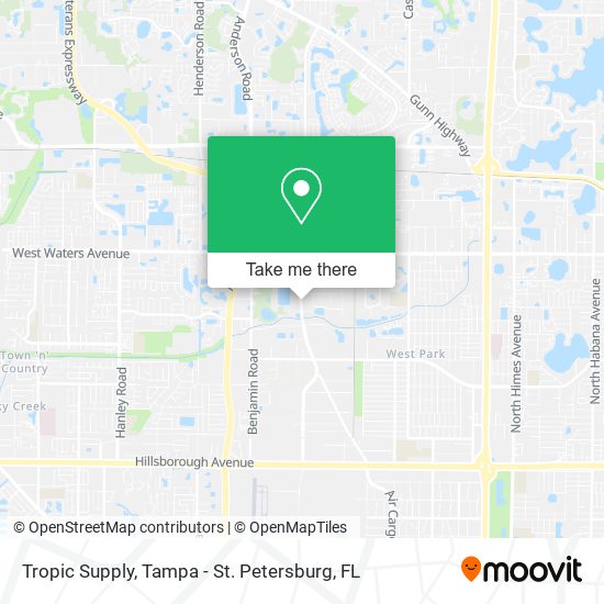 Tropic Supply map